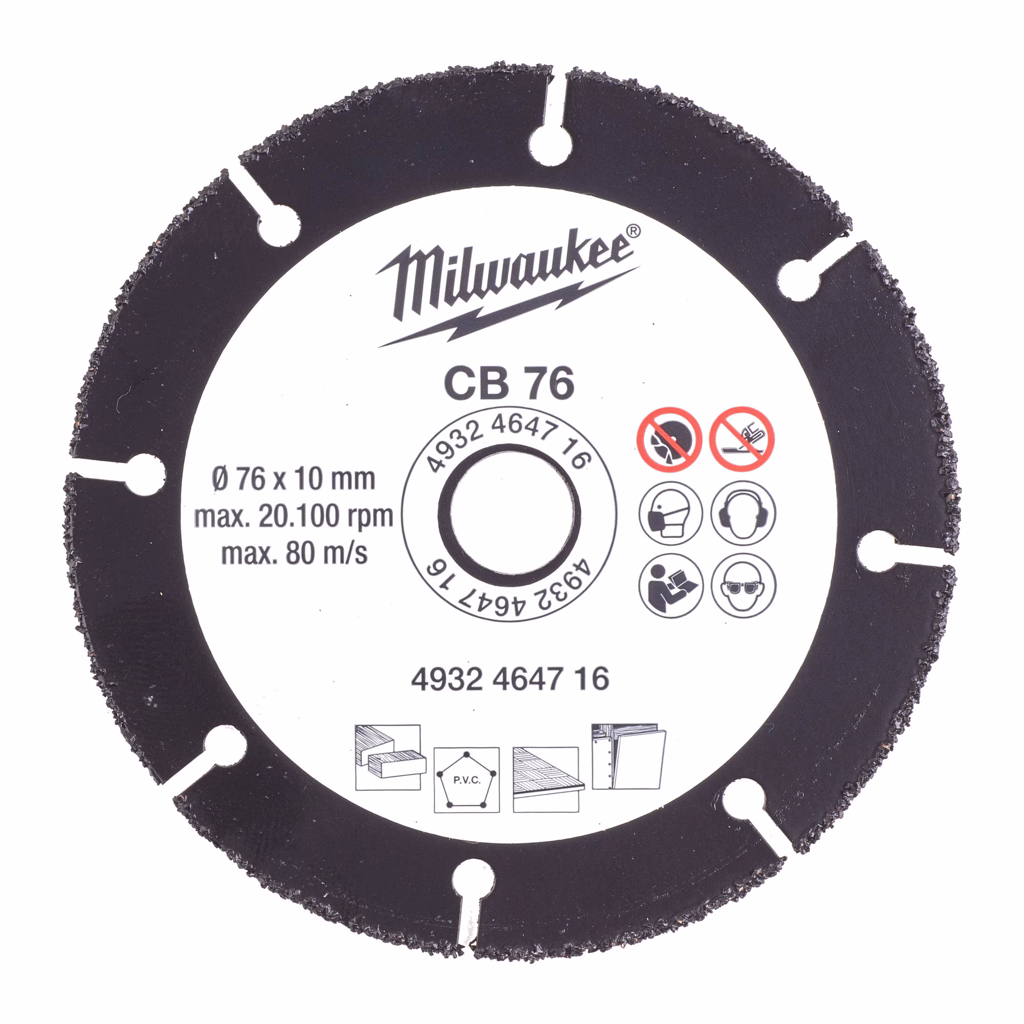 Kjøp Milwaukee Karbidskive, 76x10 mm