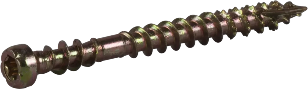 ESSVE 554657 Listskruv 3,9 mm Ø, gulkrom, TX10 57 mm, 250-pack - Bild 2