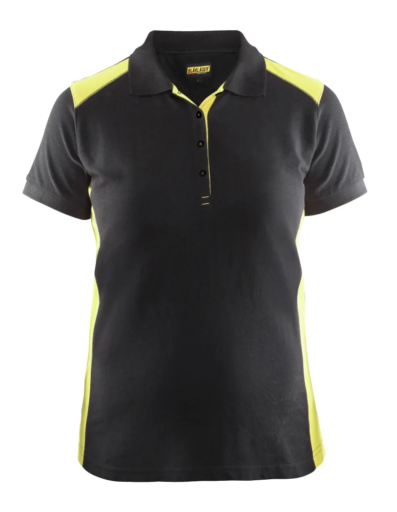 Blåkläder 339010509933XXXL Pikétröja svart/gul 3XL - Bild 2
