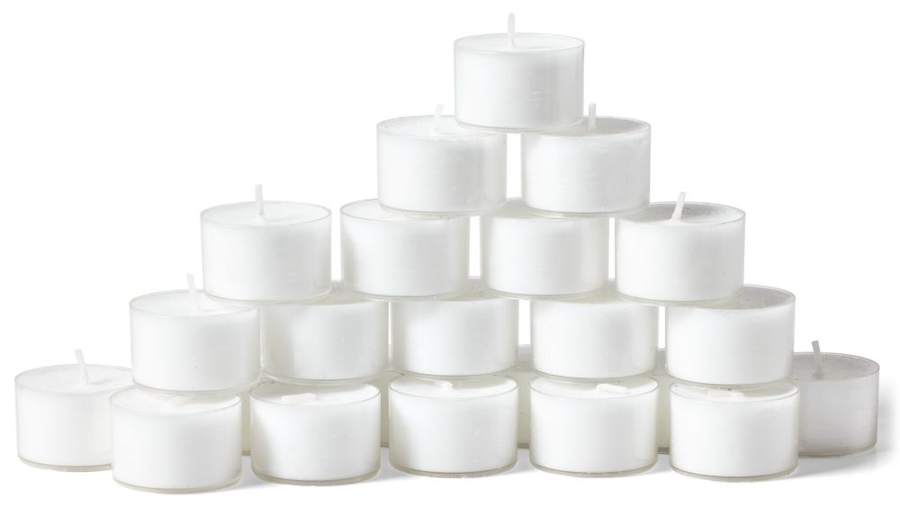 Velora Värmeljus, 30-pack, H 2,4 Ø 3,8 cm, plastkopp, brinntid 6 h