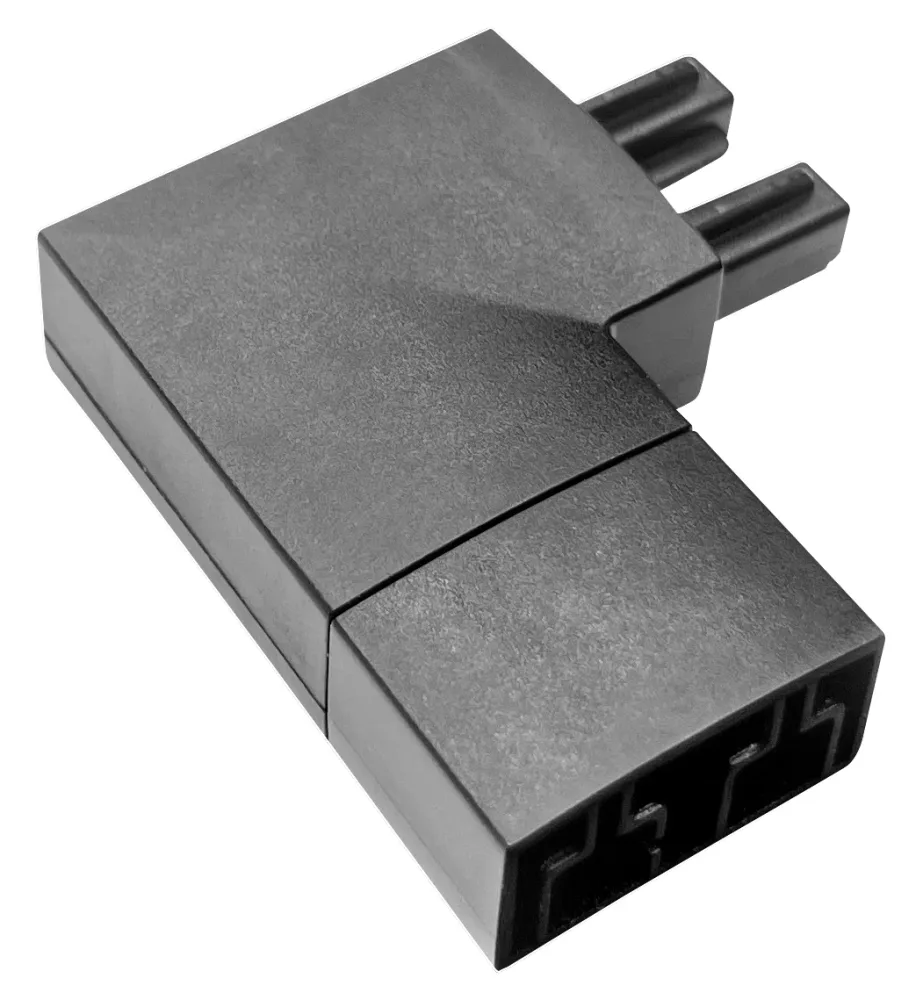 Aneta Lighting Scanled PRO 71238-15 Skarv 90°, höger Svart - Bild 2