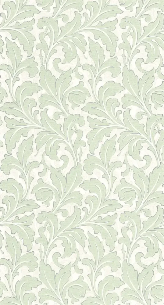 Casadeco - Acanthe Vert Amande Arts & Crafts