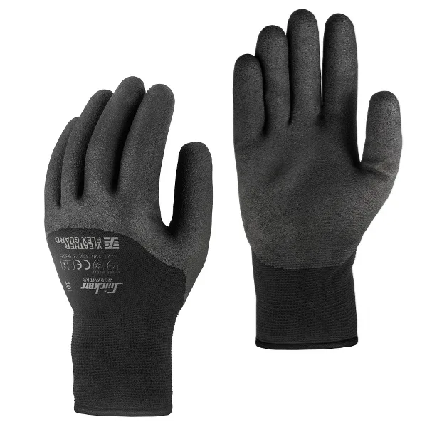 Snickers Workwear 9325 Weather Flex Guard Handske svart/svart 11