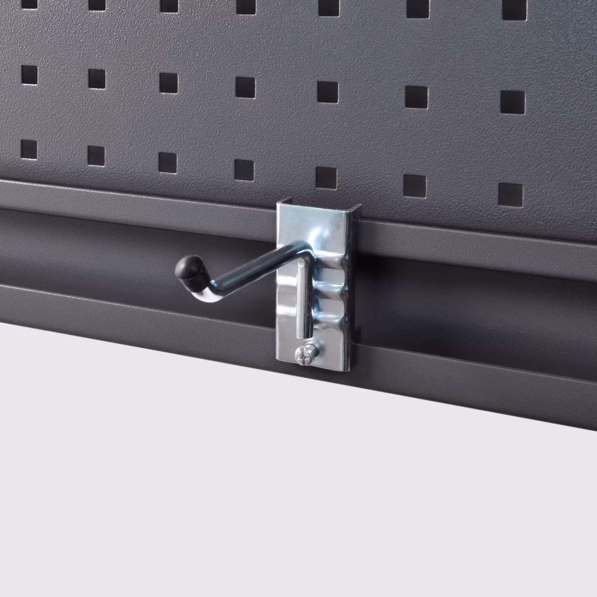 Kjøp Tellbe Enkelkrok til kombinasjonsskinne, 7x90x20 mm, 3-pakning