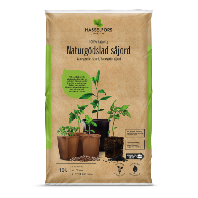 NATURGÖDSLAD HASSELFORS GARDEN SÅJORD 66 X 10 L