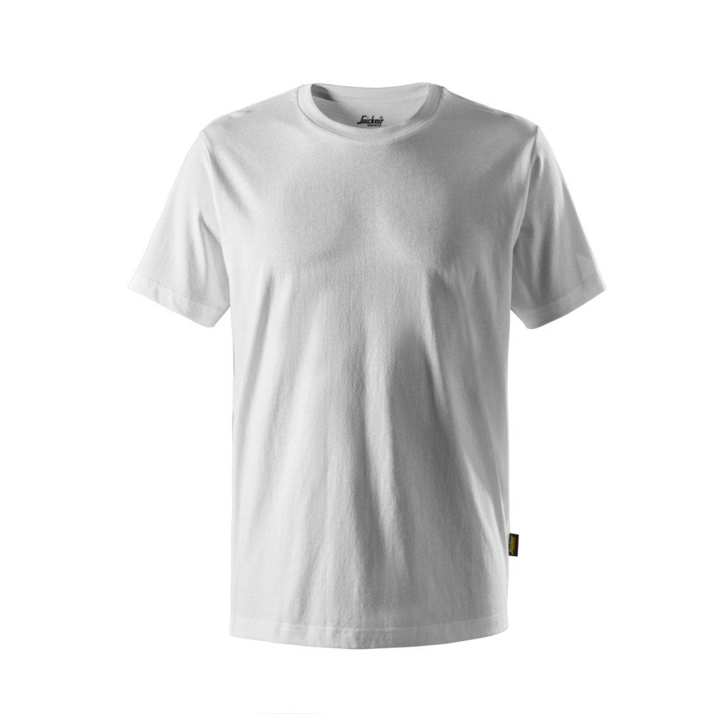 T-SHIRT I BOMULL VIT STL 4XL