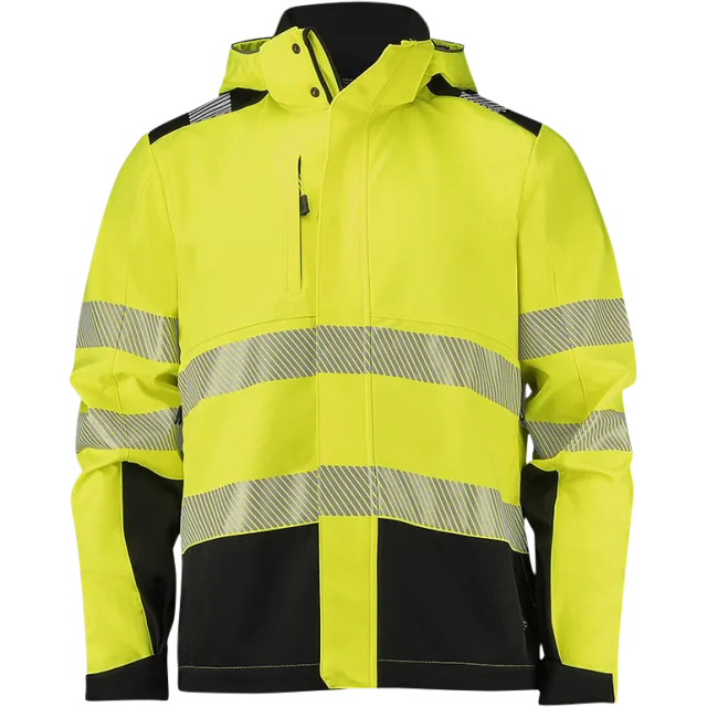 Texstar FJ87120990170 Softshelljacka Hi-Vis gul/svart Hi-Vis gul/svart