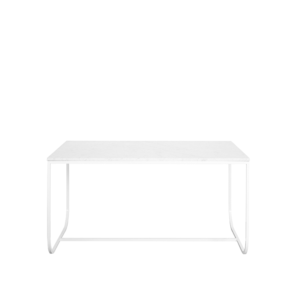 Tati matbord, marmor carrara, 140, stativ white