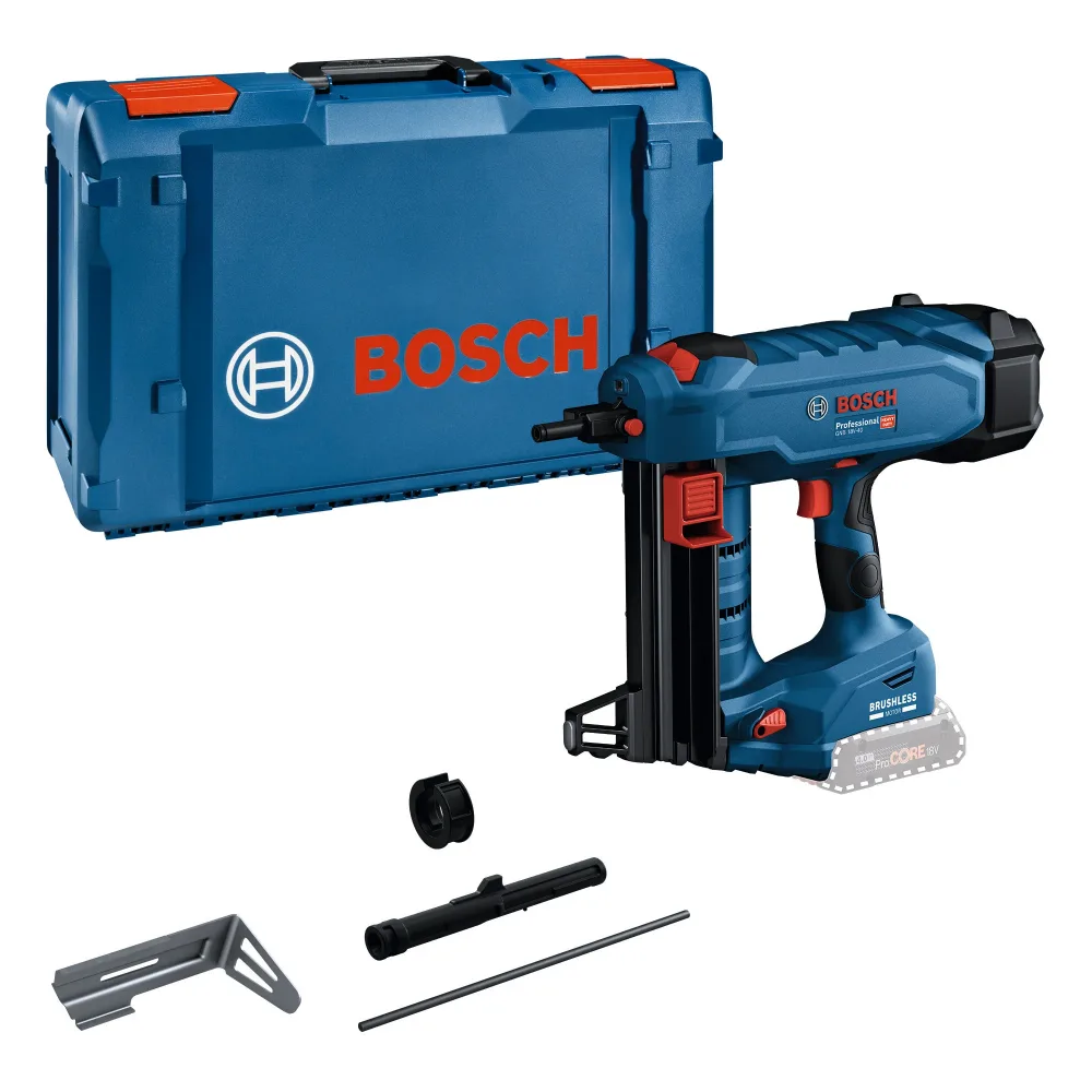 Bosch GNB 18V-40 Betongspikpistol utan batteri och laddare 06019L7004