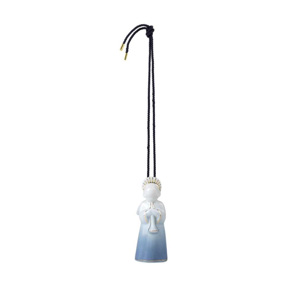 Blue Collectibles 2023 figurin, Ängel med trumpet 9,5 cm