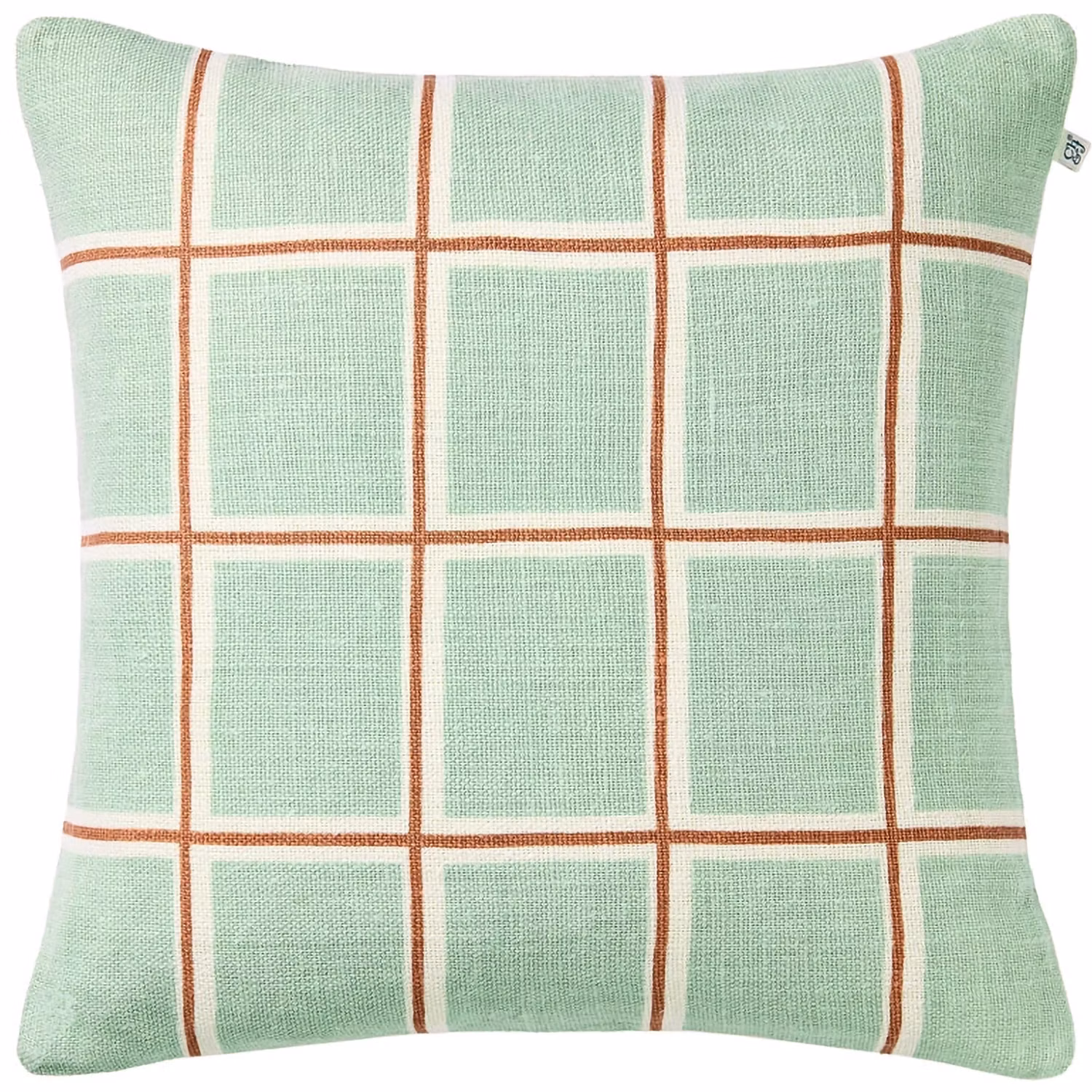 Raha Kuddfodral 50x50 cm, Aqua / Apricot Orange