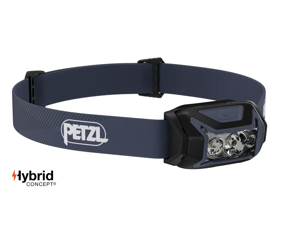 Petzl ACTIK Pannlampa 450 lumen Blå