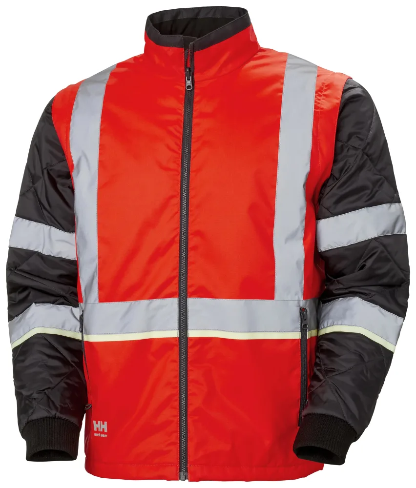 Helly Hansen Workwear UC-ME 73185_269 Vinterjacka varsel, orange/svart Varsel, Orange/Svart