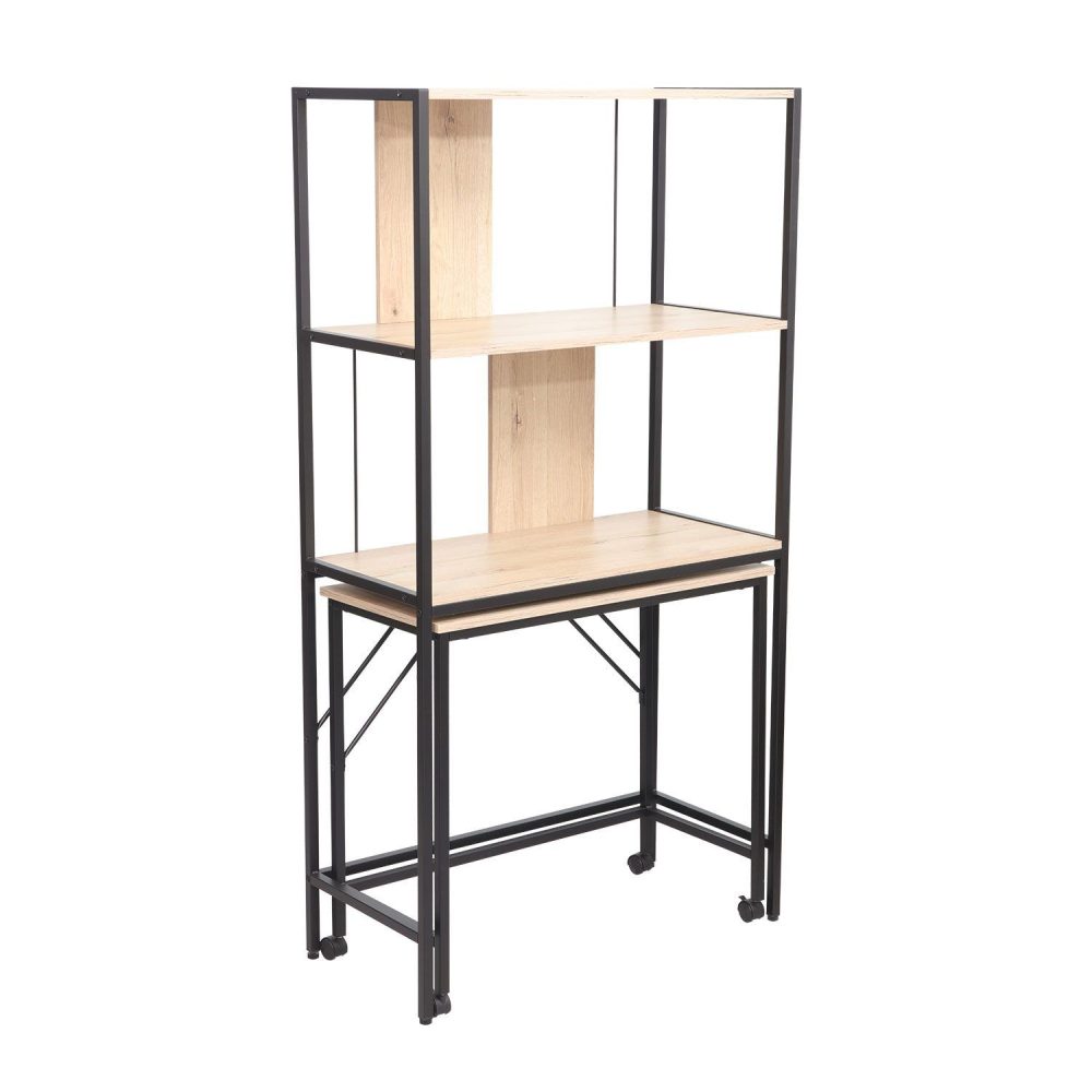 Skrivbord/hylla Lester 84x40x160 cm melamin