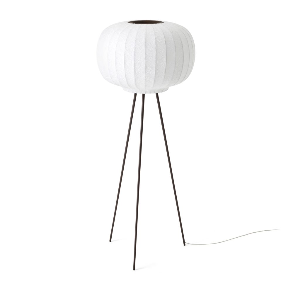 Vipp581 Paper golvlampa 112 cm, Dark oak-white