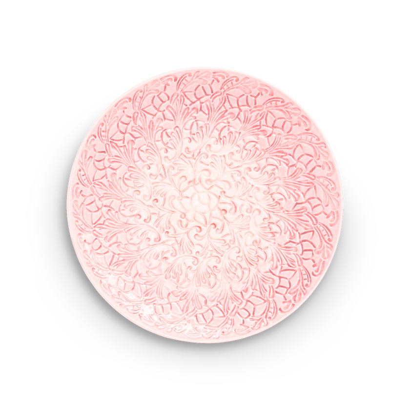 Lace Fat 34 cm Ljusrosa