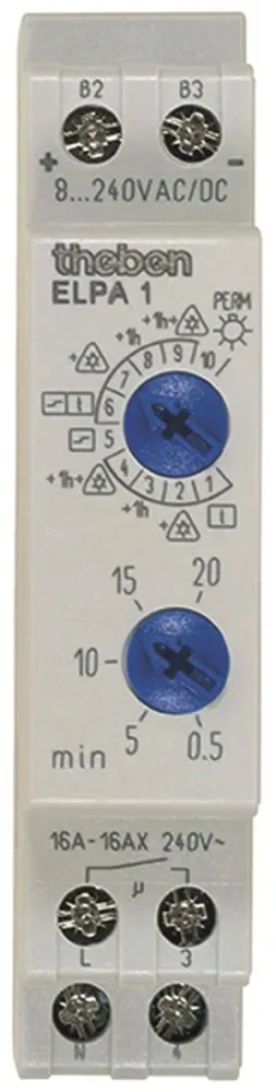 Theben 0010002 Trappautomat 16 A, max belastning 3600 VA