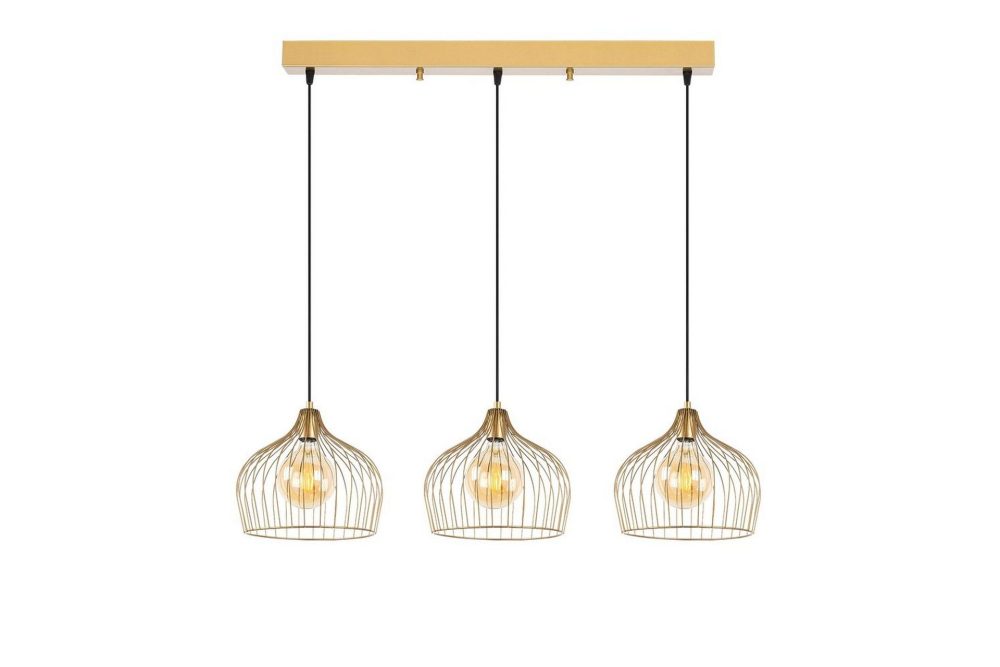 Taklampa Meron Shiny Gold Horizontal