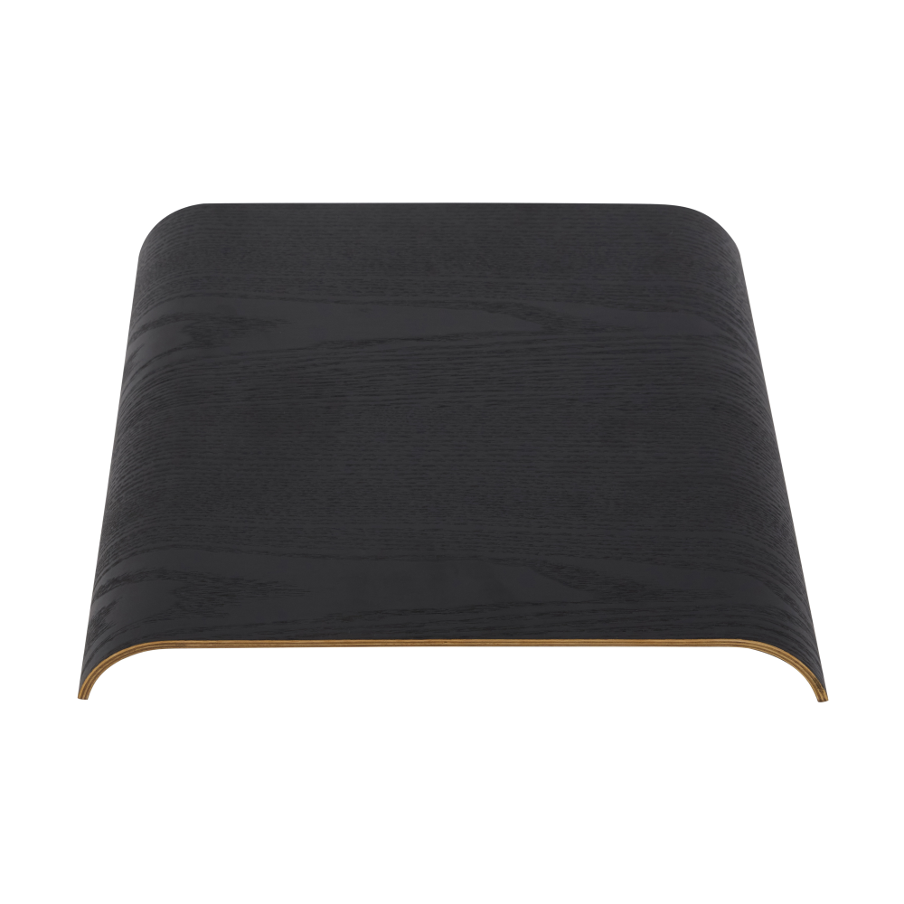 Curva bricka/toppanel till Curva pall 33 cm, Svart