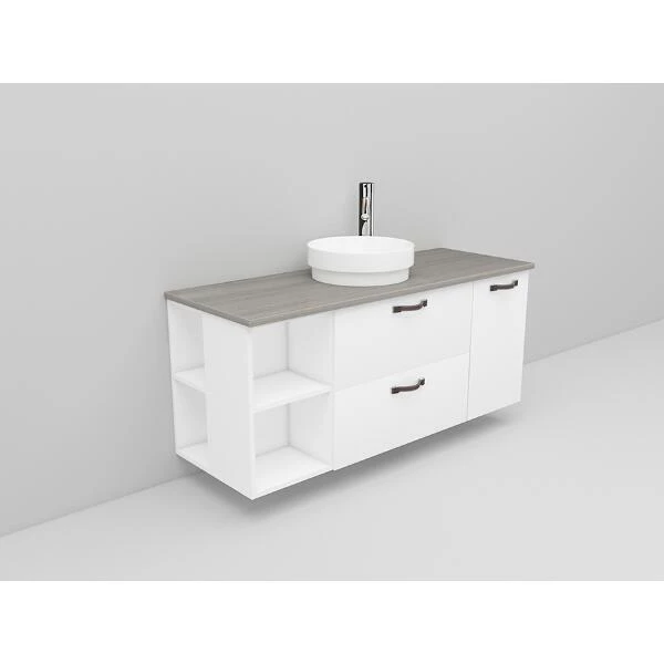Badrumsmöbel Flexline Modell 172 120cm, Vit, Slät | Stuvbutiken - Bild 2
