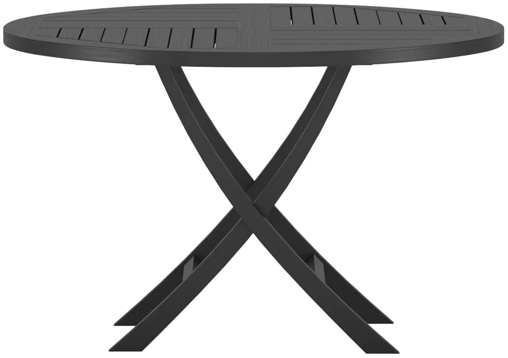 Venture Home Kenya Matbord ⌀120 cm Svart