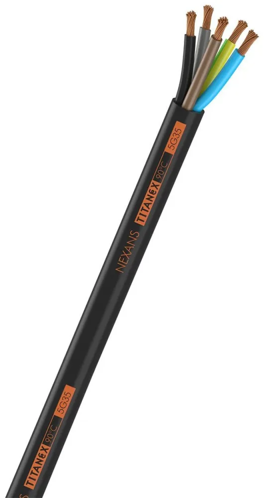 Nexans 20072398-901-00 Gummikabel TITANEX (H07RN-F) 5G16 mm², 1 m