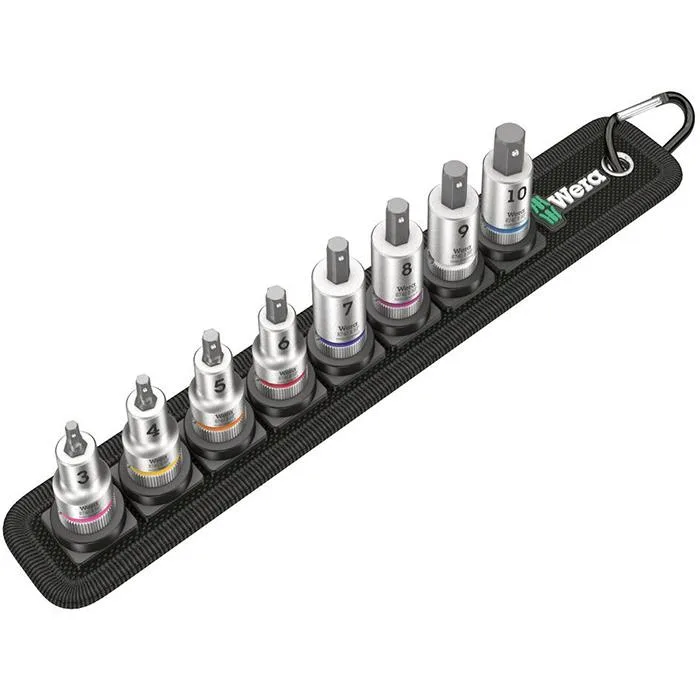 Wera Zyklop B 2 Hylssats insex, 3/8"