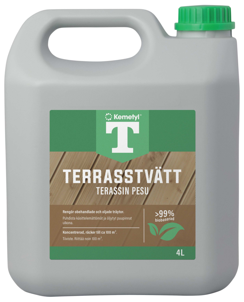 TERRASSTVÄTT KEMETYL T 4L