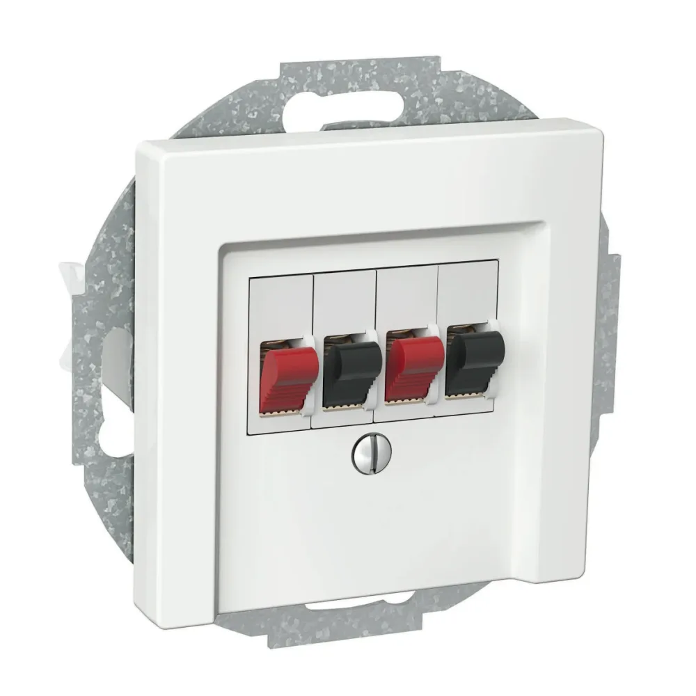 Schneider Electric WDE003915 Högtalaruttag 76 x 62 x 76 mm Antracitgrå