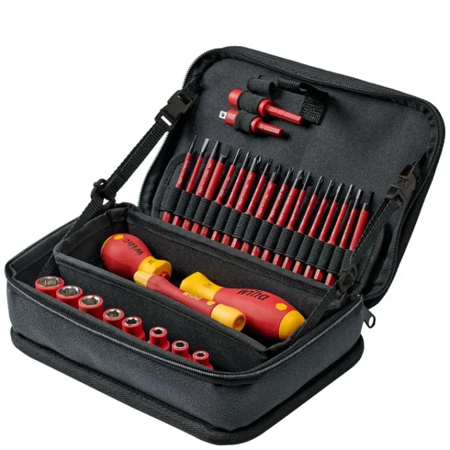 Wiha 43465 Verktygssats med väska, 32 delar, 1/4", 1000 V