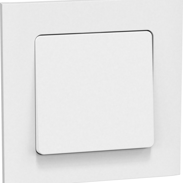 STRÖMBRYTARE GELIA 2-POL INF VIT 16A, CONNECT 2 HOME