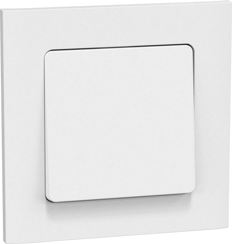 STRÖMBRYTARE GELIA 2-POL INF VIT 16A, CONNECT 2 HOME