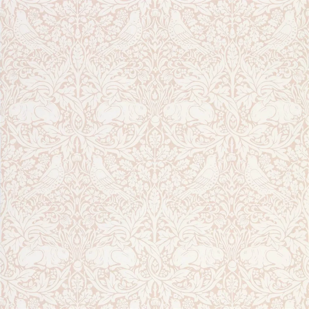 Pure Morris North Brer Rabbit Faded Sea Pink Dmpn216533 Rosa Tapet | Stuvbutiken - Bild 2