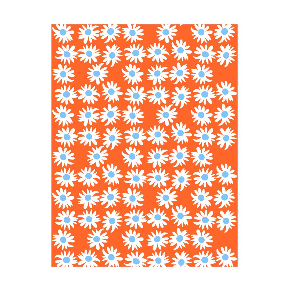 Rakastaa ei rakasta bomullstyg, Orange-Off-white-light blue