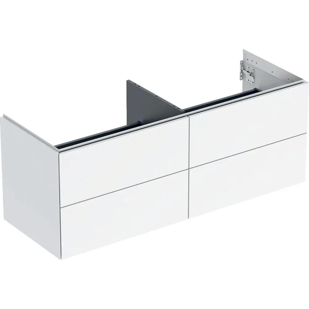 Geberit ONE 505.266.00.2 Kommod med 4 lådor, 135 x 47 cm Vit, matt