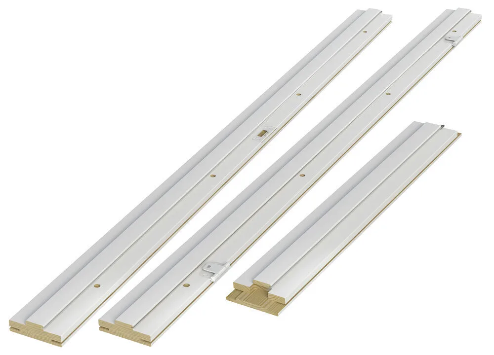 Swedoor Flex+Karm Dörrkarm för pardörr, utan tröskel, vit (S 0502-Y) 1186x2089 mm