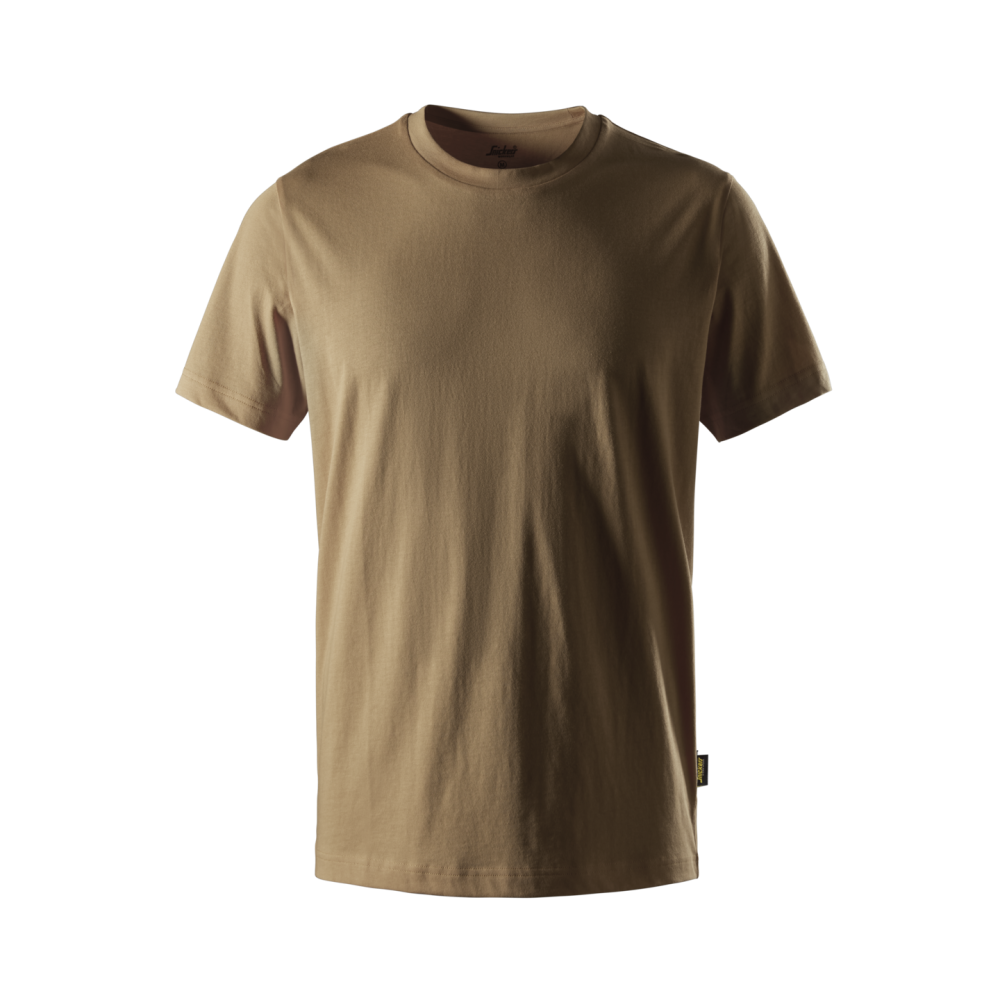 T-SHIRT I BOMULL LJUSBRUN STL XL