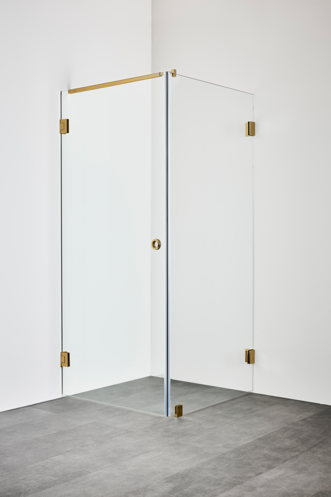 DUSCHHÖRN HAFA INFINITY COMBI 80X80 MÄSSING