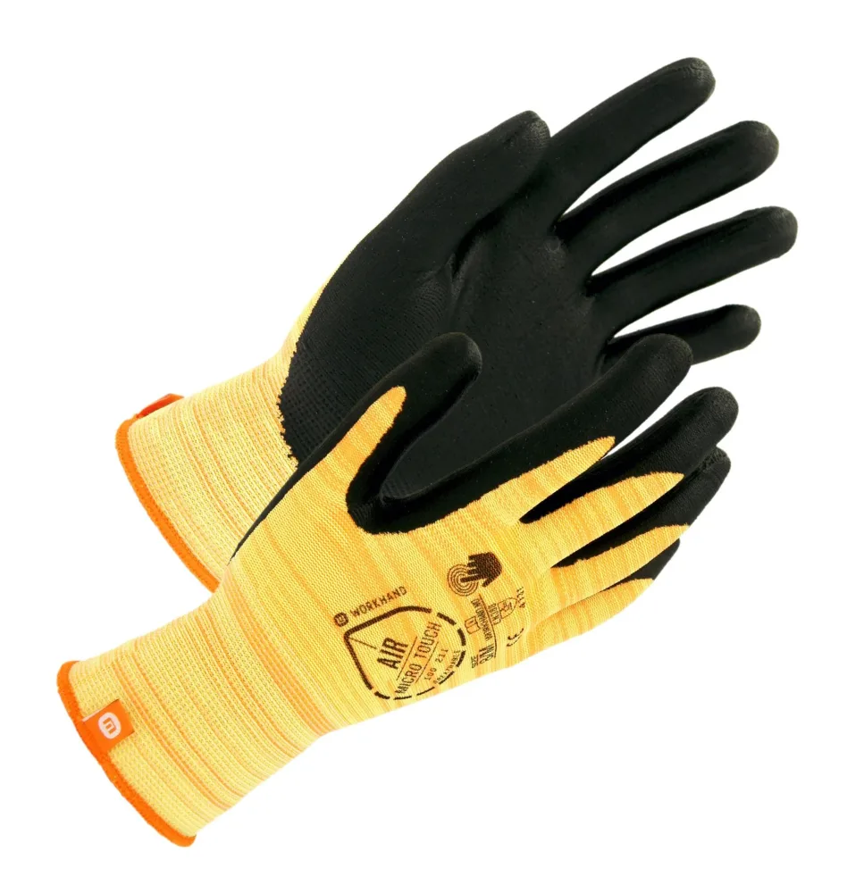 Workhand Air Micro Touch Montagehandske Nylon/Lycra/DMF-fri PU 10