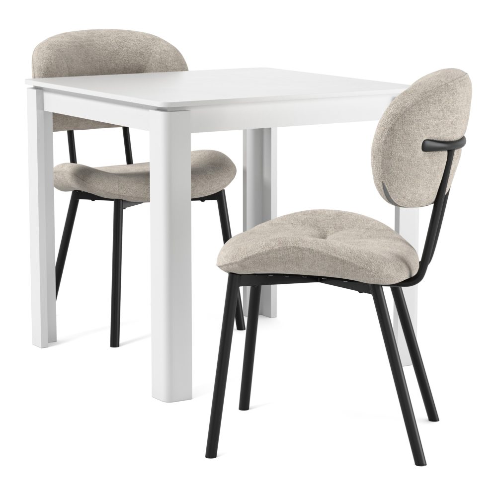 Mori Matgrupp med 2 stolar Carol