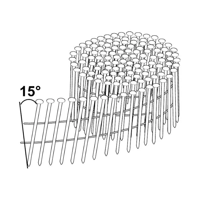 ESSVE M-Fusion Coilspik 15°, trådbandad 2000-pack, 2,8x65mm