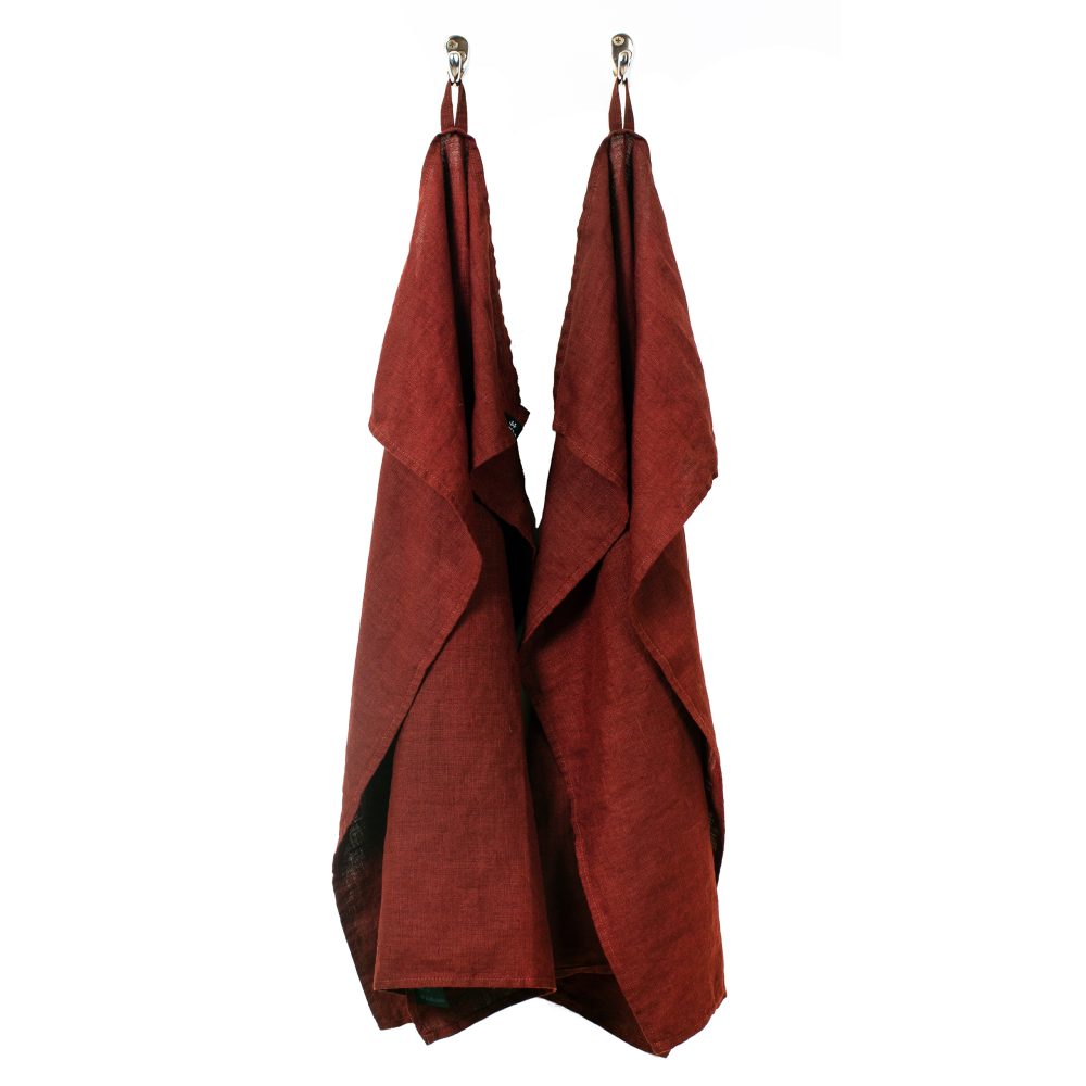 Sunshine kökshandduk 2-pack, Lingonberry (röd)