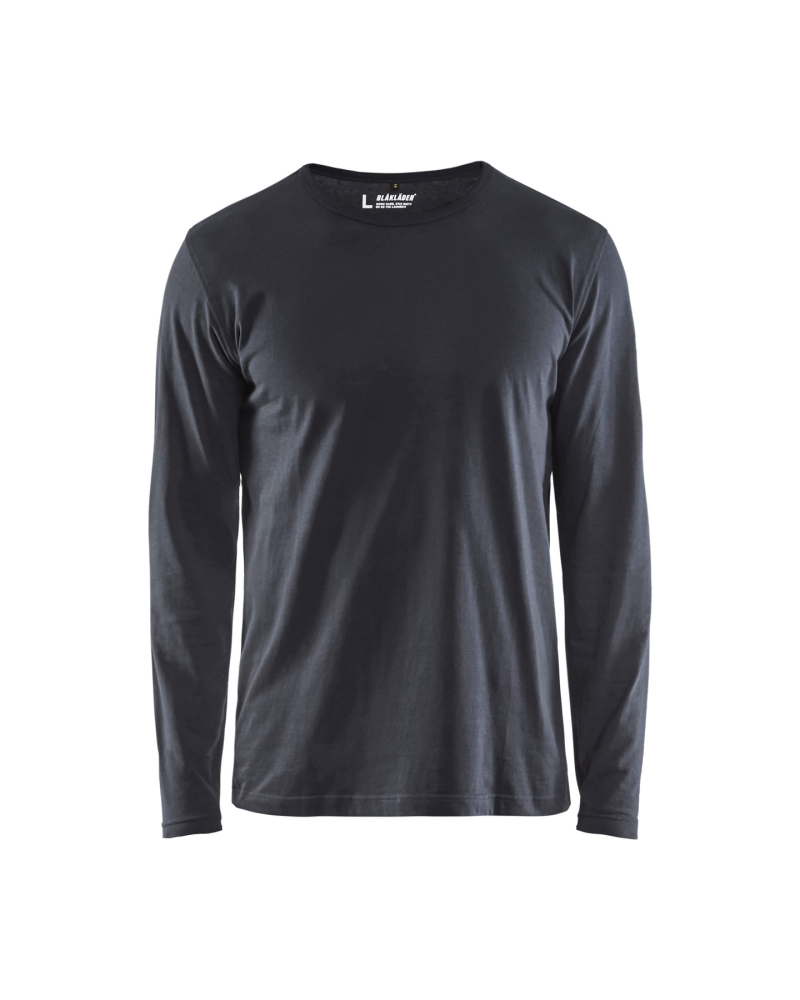 T-SHIRT 3500 LÅNGÄRMAD GRÅ M MÖRKGRÅ