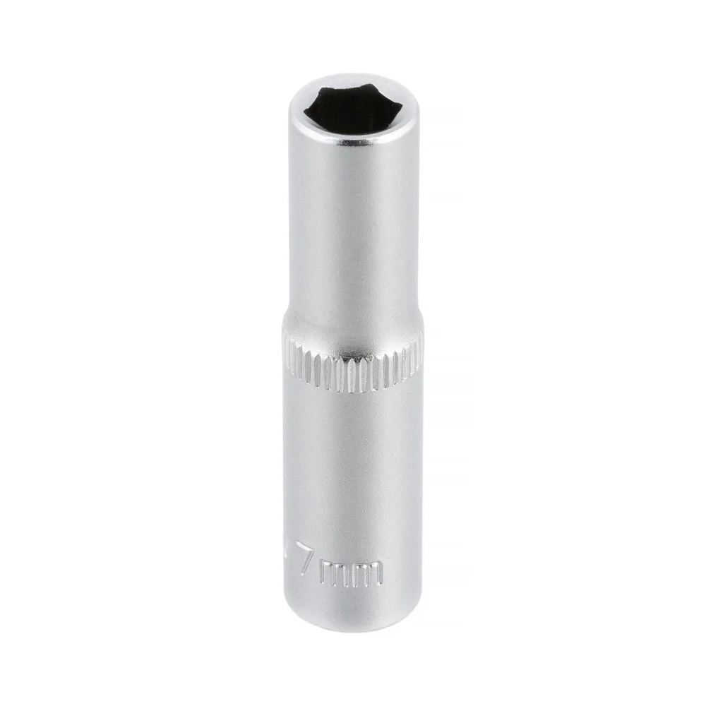 PELA 562165 Hylsa drivstorlek, 1/4", 6-kant, lång 7 mm