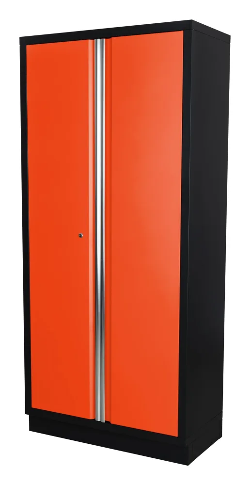 PELA 531977 Högskåp 915x458x2000 mm, orange/svart