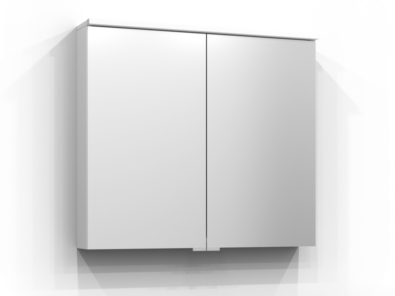 SPEGELSKÅP SVEDBERGS SAREK VIT LED EL 2HYLL TVLJ 80X15,1X71,6CM