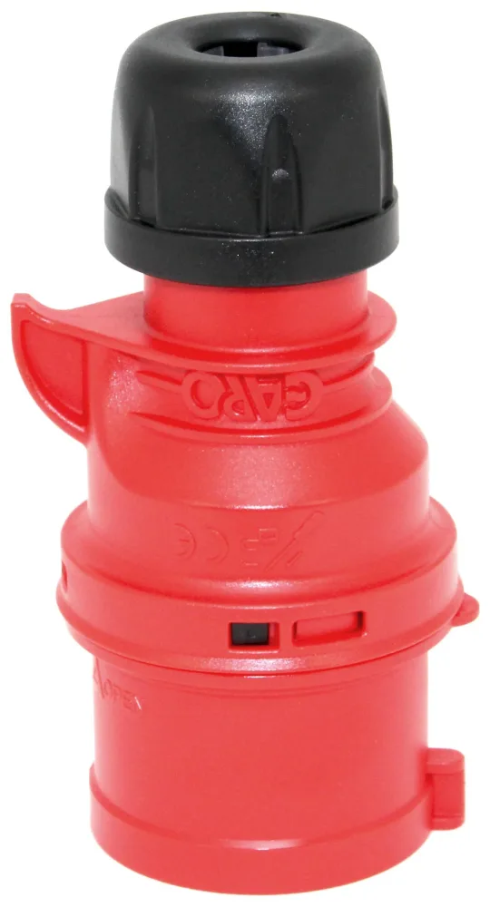 Garo P 432-5 S Stickpropp IP44, 5-polig, 32A Svart, 5 h - Bild 2