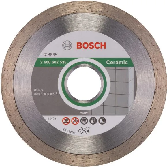 Bosch Standard for Ceramic Diamantkapskiva 125x22,23mm 10-pack
