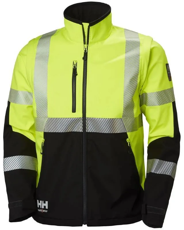 Helly Hansen Workwear ICU 74272-369 Softshelljacka varsel, gul/svart XXL