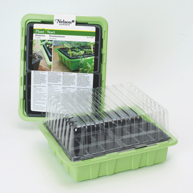MINIDRIVHUS NELSON GARDEN KRUKINSATSER MEDIU